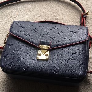 Purse handbag crossbody pochette Métis leather